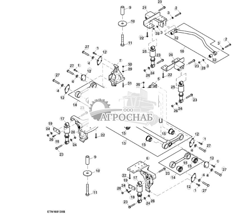 Детали крепления, кабина с подвеской (801461 - ) - ST904777 903.jpg
